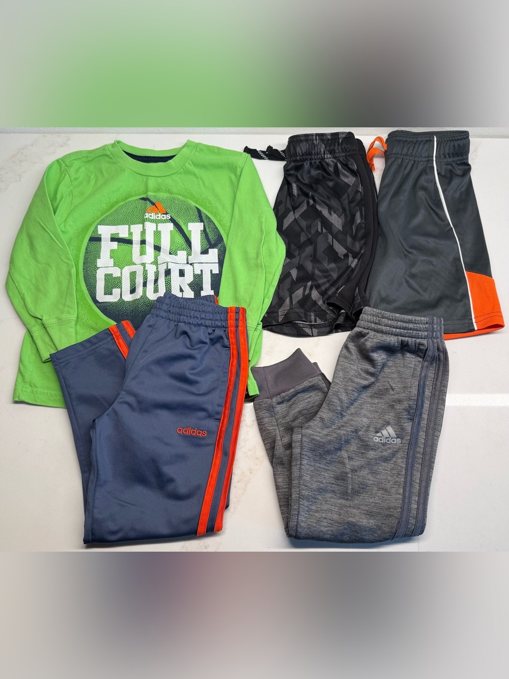 Boys Size 4 Adidas & Jumping Beans Activewear Lot – 5 Pieces